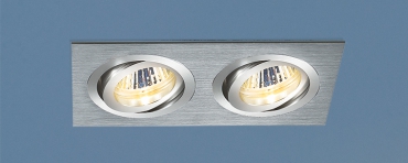 Алюминиевый точечный светильник 1011/2 CH (хром)