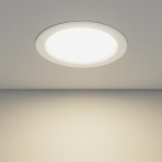 Встраиваемый потолочный светодиодный светильник DLS173 15W 4200K белый (WH)