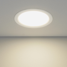 Встраиваемый потолочный светодиодный светильник DLS186 18W 4200K белый (WH)